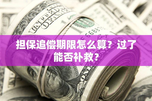 济南担保追偿期限怎么算？过了能否补救？